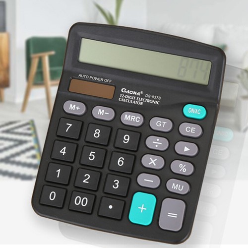 12-Digit Large LCD Display Calculator Standard Function Calculator With Solar - Picture 9 of 23