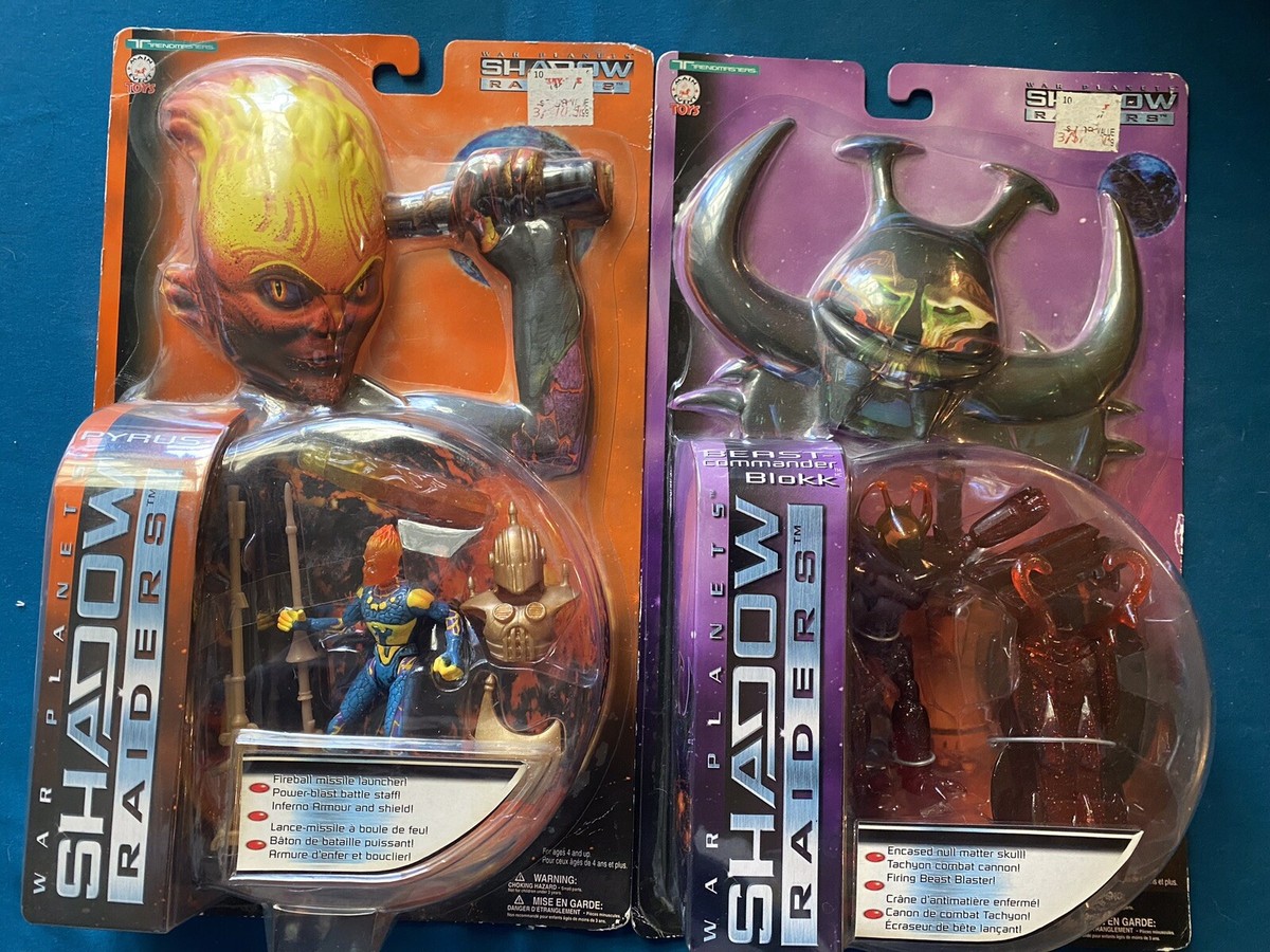 Trendmasters War Planets Shadow Raiders Blokk And Pyrus HTF