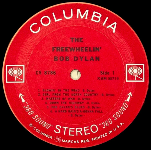 Bob Dylan – The Freewheelin' Bob Dylan CS 8786, Santa Maria Pressing, US, 1969 - Picture 4 of 17