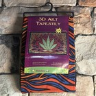 90 X 30 Inches 3D Art Tapestry 100% Cotton Hippy Smoke Fire India Reggae Bob Mar