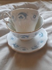 Harleigh Bone China, made in  England, Cup and Saucer With a sugar bowl  