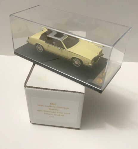1/43 1985 Cadillac Eldorado Biarritz Steinles steel roof ivory Handmade by EMC - Picture 2 of 8