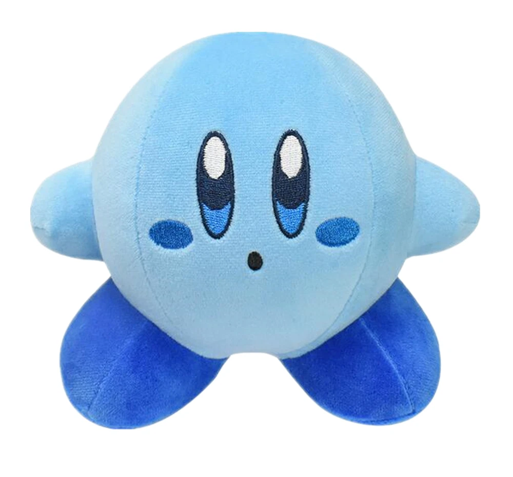 Blue Kirby Plush Doll Stuffed Animal Plushie Figure Soft Toy 5.5 inch Gift