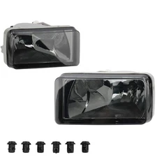 IRONTEK Smoke Lens Driving Fog Lights Assembly Fits 2007-2014 for Chevy Silve...