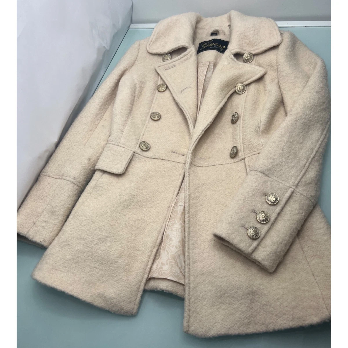 Guess peacoat with hood sales