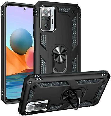 For Xiaomi Redmi Note 10 Pro Case Kickstand Shockproof Ring Cover