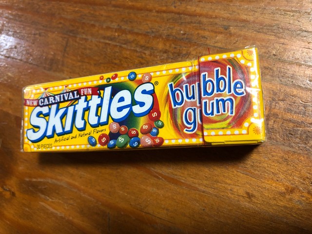 Skittles Original Fruit Bubble Gum Extremely Rare For Sale Online Ebay