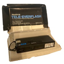 VINTAGE 1980  s Keystone Everflash Telephoto XR308 Camera