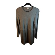 J. Jill long sleeve gray dress size M