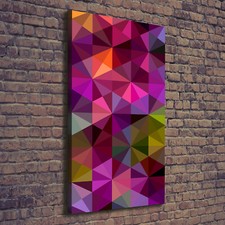 Leinwand-Bild Kunstdruck Hochformat 70x140 Bilder Abstrakte Wellen