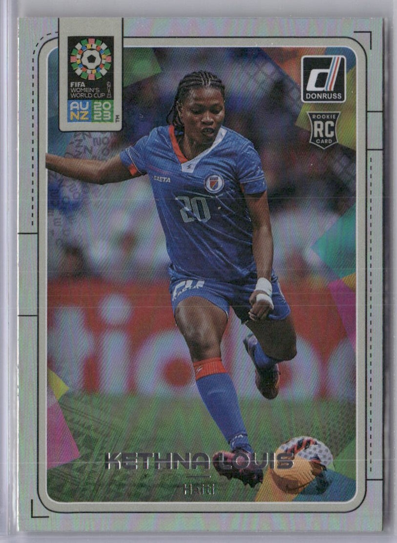 Kethna Louis Rookie RC 2023 Donruss FIFA Women's World Cup Silver Foil #76 Haiti
