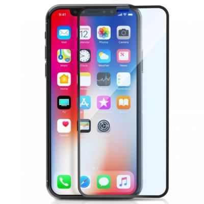 For iPHONE X / XS - TEMPERED GLASS SCREEN PROTECTOR ANTI-GLARE CURVED EDGE FULL