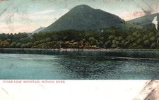 Postcard NY Hudson River Sugar Loaf Mountain Posted 1907 DB Vintage PC L3258