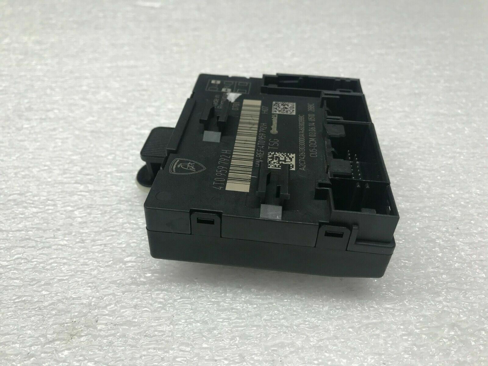 LAMBORGHINI HURACAN PASSGENER RH RIGHT DOOR CONTROL MODULE OEM 4T0959792H