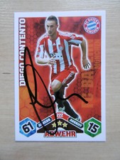 Diego Contento autograph signed TC Topps Bundesliga Bayern Munich 222