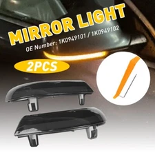 Dynamic Mirror LED Turn Signal Side Light for VW Jetta Golf 5 MK5 Passat B6 GTI