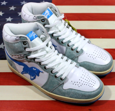 Air Stampede 1 AJ1 Jordan 1 Seafoam Blue White (Men 10) Hyper 