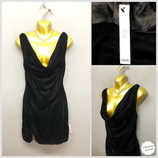 NEW ASOS Black Lace-up Bodycon Occasion Dress UK 8 EUR 36 Party Clubwear