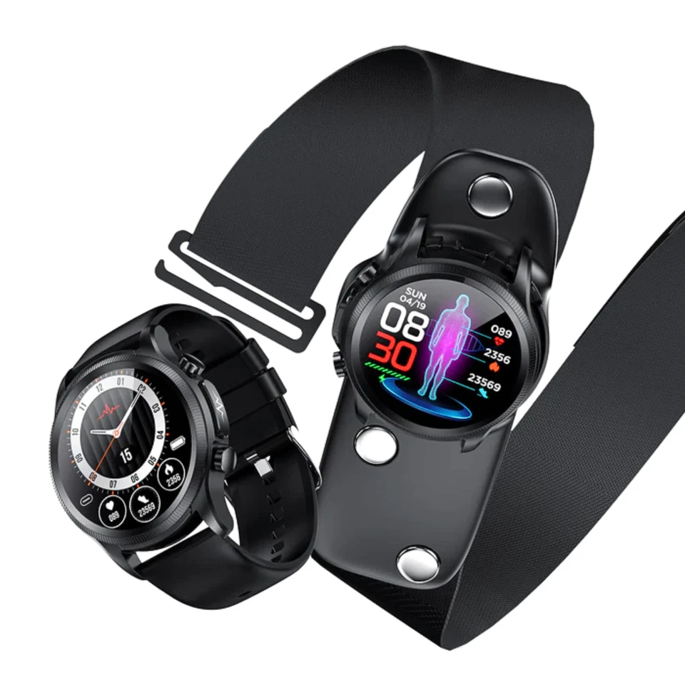 Manike E400 Smartwatch – ECG + PPG, Blutsauerstoff, IP68, 10 Tage Akku, Fitness - Bild 2 von 4