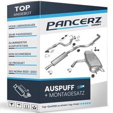 Auspuff +Rohr für VOLKSWAGEN GOLF VI 1.4 80PS