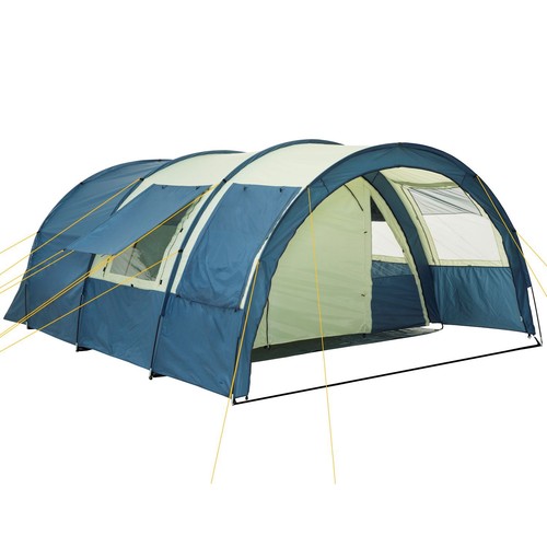 CAMPFEUER Campingzelt Zelt Tunnelzelt Familienzelt für 4 Personen und 6 Personen - Bild 8 von 16