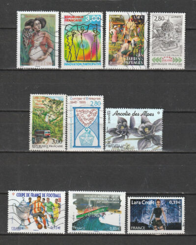 Joli lot de 10 timbres ( lot 8 ) - Foto 1 di 1