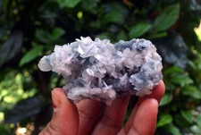 stilbite w/ chalcedony coral minerals specimen m-5