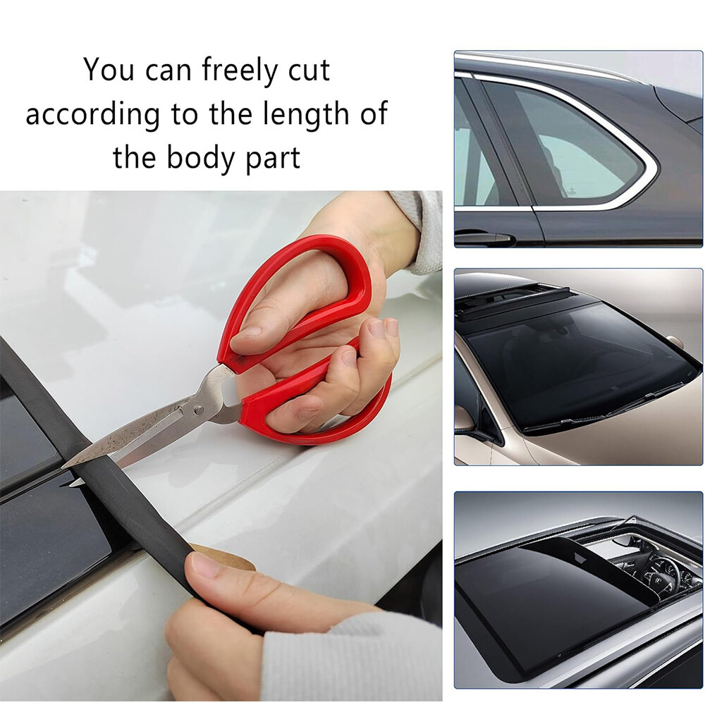 Rubber Seal Strip Car Door Window Trim Edge Molding Protector Guard Weather US
