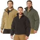 Mens 3-In-1 Soft Shell Jacket w/ Fleece Liner & US Flag Patches