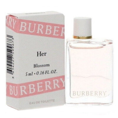 Burberry Her Blossom 0.16 oz EDT Mini Perfume for Women New in Box