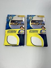 Set of Two Ryan  s World Twin Reversible Pillowcases  NEW 20  X 30  