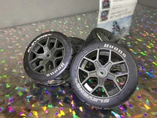 ARRMA Hoons 3S ELEVENS Tires set wheels belted Infraction VENDETTA 3s NEW 14mm