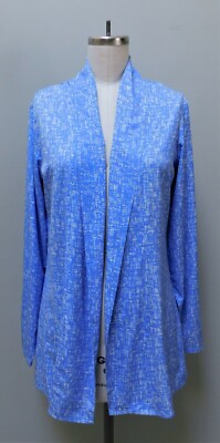nwt Coolibar Periwinkle Blue Print Open Cardigan Aire Sun Wrap UPF 50+ S | eBay nwt Coolibar Periwinkle Blue Print Open Cardigan Aire Sun Wrap UPF 50+ S | eBay