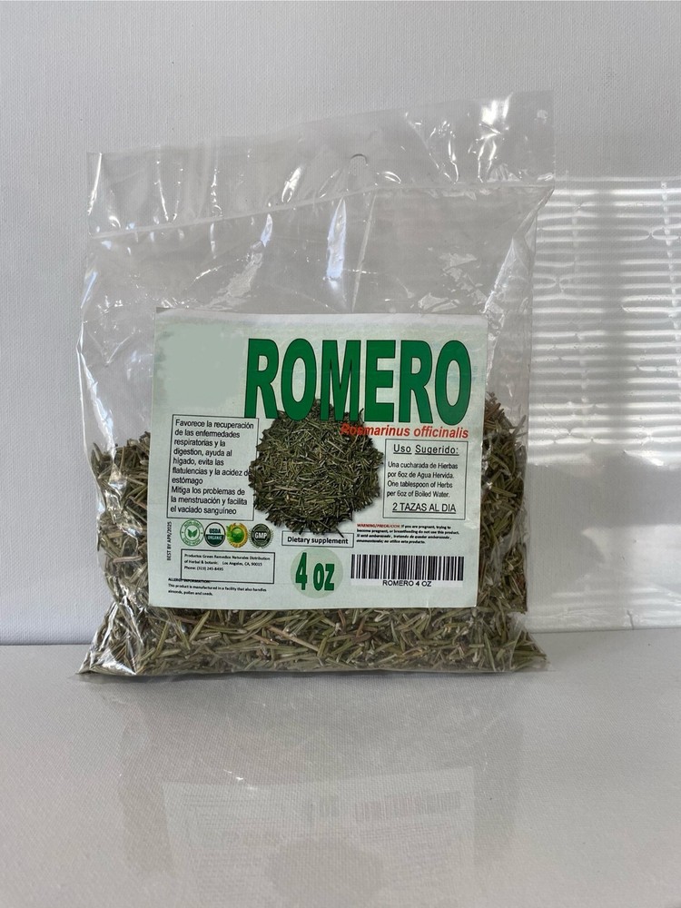 Organic Romero Rosemary Rosmarinus officinalis Rosemarine 4oz