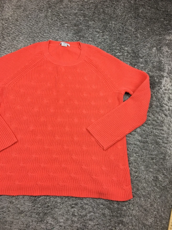 Suéter Liz Claiborne Mujer Talla 1X Rosa Salmón Algodón Poliéster Foto 3 de 4