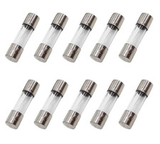 Lot of 10 Glass Fuse 0.4 Amp 250V Fast Blow 5 x 20 mm