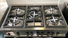 DELONGHI Three Wok Burners 90cm GAS RANGE COOKER - S/S FREE LOCAL DELIVERY