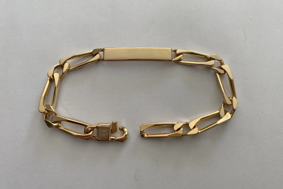 Bracelet Gourmette Doré URECH - Occasion Bon état - Bijou élégant