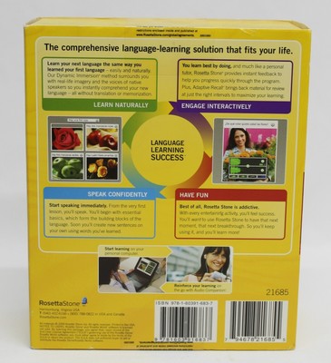 Rosetta Stone V3: Italian Level 1-3 Set with Audio Companion | eBay