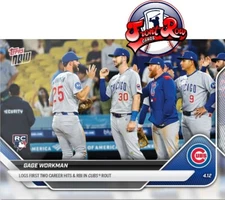 Gage Workman 2025 Topps NOW card 66 Presale