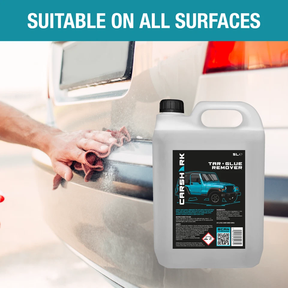 Tar and Glue Remover 5 L, Fast Acting, Removes Tar, Bitumen, Glue, CARSHARK - Image 3 of 4