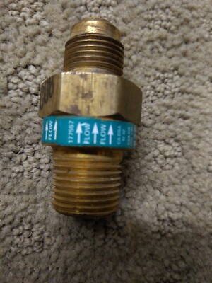 UPC 1540 series (1/2'' MIP) 3/8'' FIP x  1/2 flare Excess Flow Valve.