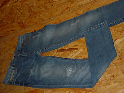 moderne Stretchjeans/Jeans v.BLEND Gr.W31/L34 blau used Knopfleiste