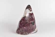 Rubellite Toumaline in Quartz Matrix Freeform from Madagascar 9.5 cm  # 20593