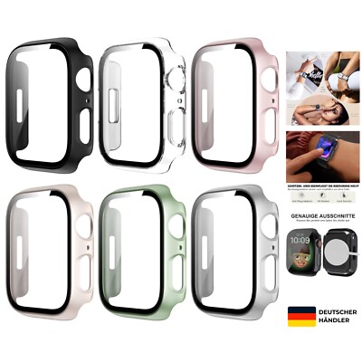 6er Pack Hard PC Schutzhülle für Apple Watch Serie SE/6/5/4 44mm, iWatch Hüll...
