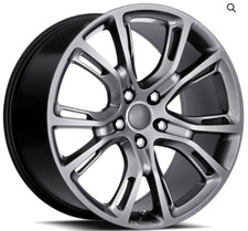 20 X10 Hyper Black Jeep Grand Cherokee Srt Oe Replica 9113 Wheels 5x127 50