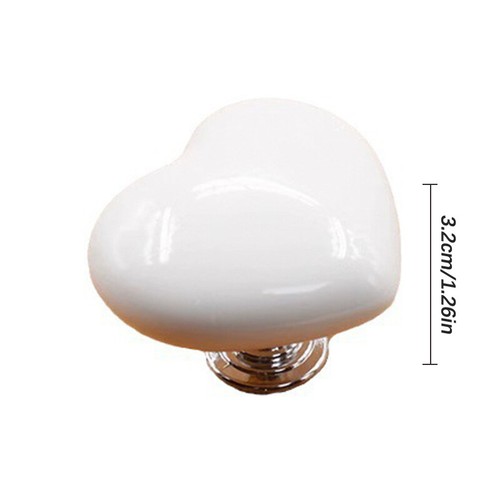 Heart Shaped Toilet Press Button Cabinet Handle Water Tank Push Switch Assistant - 第 3/17 張圖片