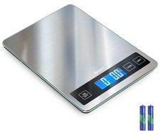 33LB Digital Kitchen Scale with Tempered Glass and Stainless Steel ... Fast Ship
