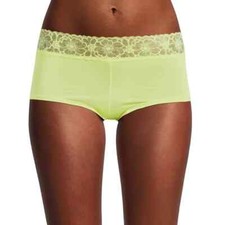 No Boundaries Women's Micro W Lace Boyshort Panties Size X-SMALL Adrenalime