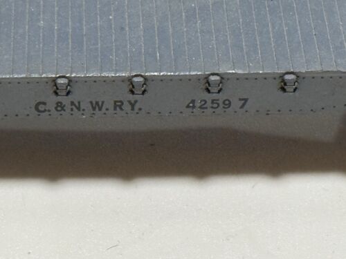 American Flyer PA 9952 S Scale C&N.W.R.Y. 4259 Logging Flat Metal Car - Picture 2 of 6